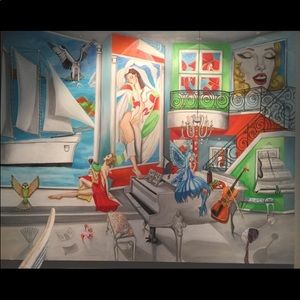 Prints available/ surreal acrylic wall art / after a dream I had.